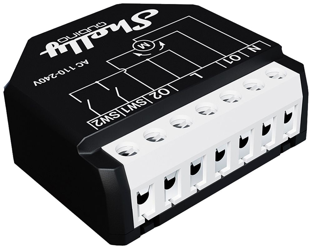 EB-RF-Jalousieaktor Shelly Wave Shutter Z-Wave 1 10A AC 2×Eing
