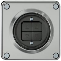 Storentaster ELEMENT 1P 4 Tasten aluminium