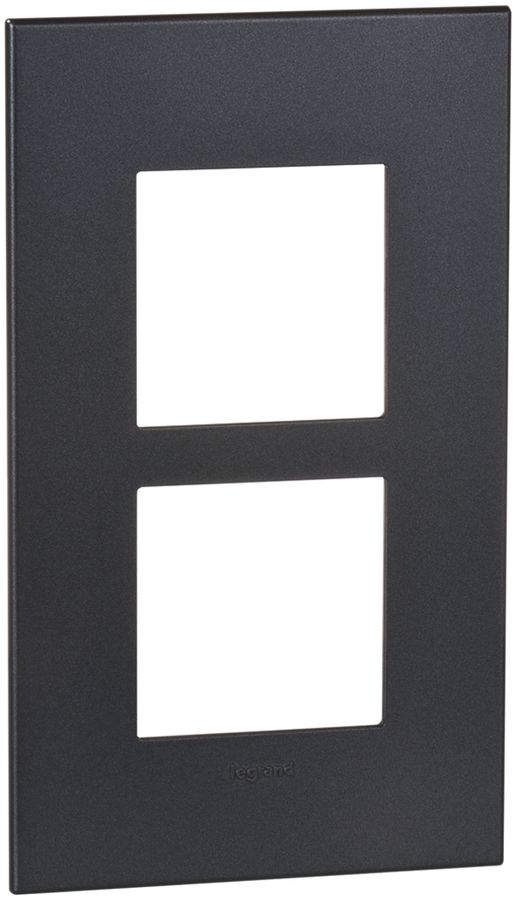 Abdeckrahmen ATO 2×1 Modul graphitgrau