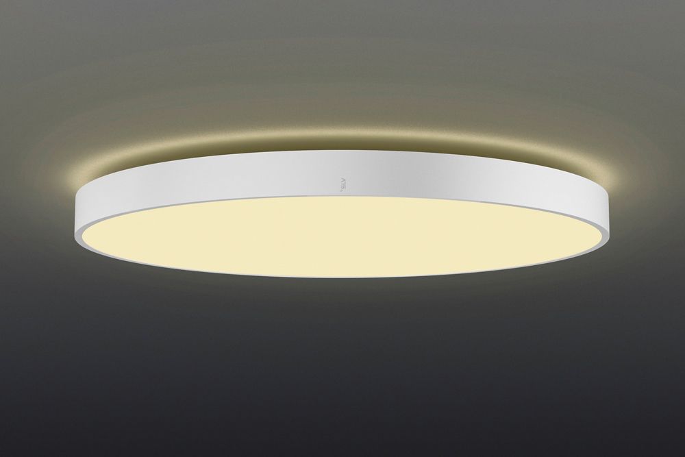 LED-Deckenleuchte SLV MEDO PRO 90 75W 11200lm 930/940 IP50 DALI Ø900mm weiss