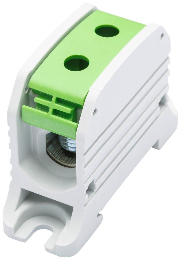 Bloc de distribution Bals RKA 50 1P 150A 1×entrée 1×sortie 4…50mm² vert