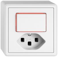 Combinazione AP EDIZIO.liv SNAPFIX® S6L+T23 illuminazione laterale ro bi