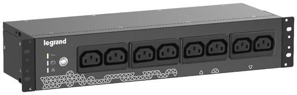 USV-Anlage Legrand KEOR PDU 19" Rack 2U, 1L/1L, 800VA/480W, 3min à 80%, sz