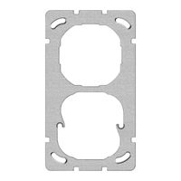 Befestigungsplatte Gr. I-I 77×137mm für Thermostat