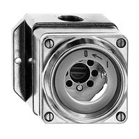 AP-Schwenktaster feucht 0<-1/1 Al, für Sicherheitsschloss, ohne Zylinder