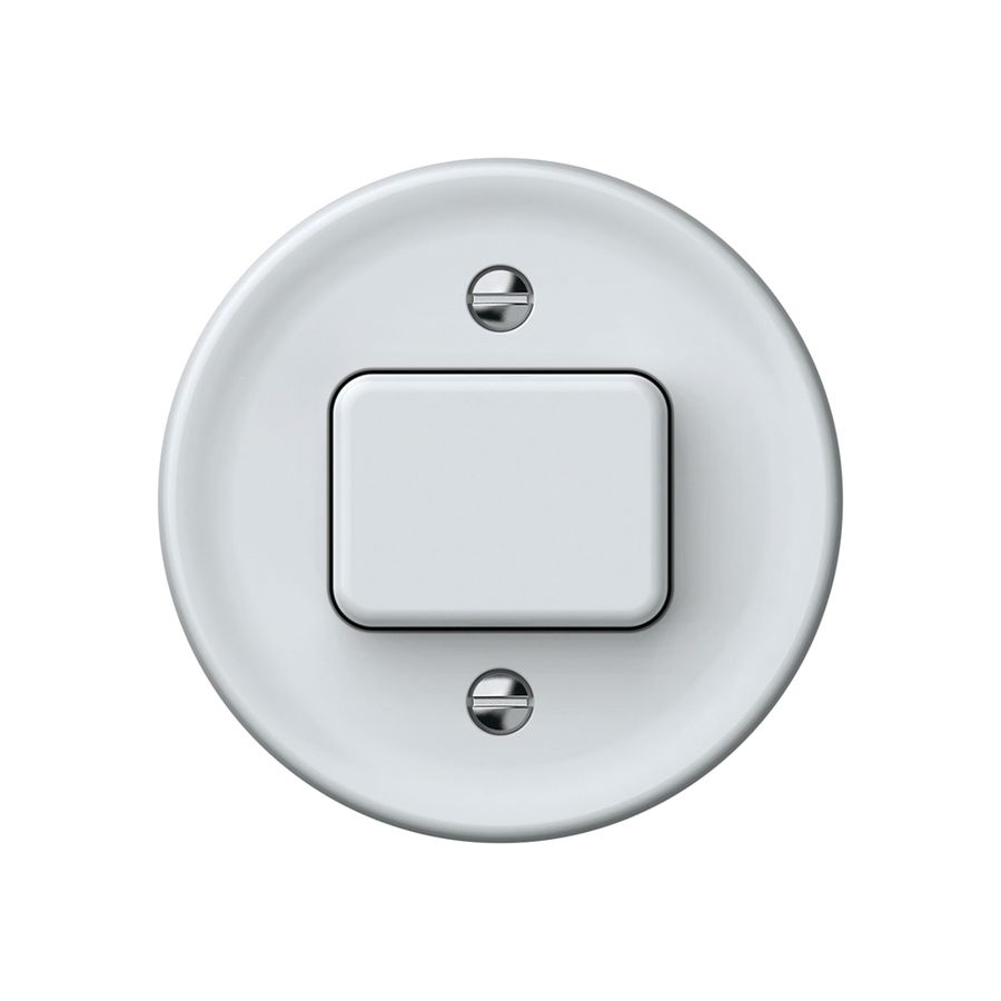 Druckschalter origin Sch 6 60×60mm weiss