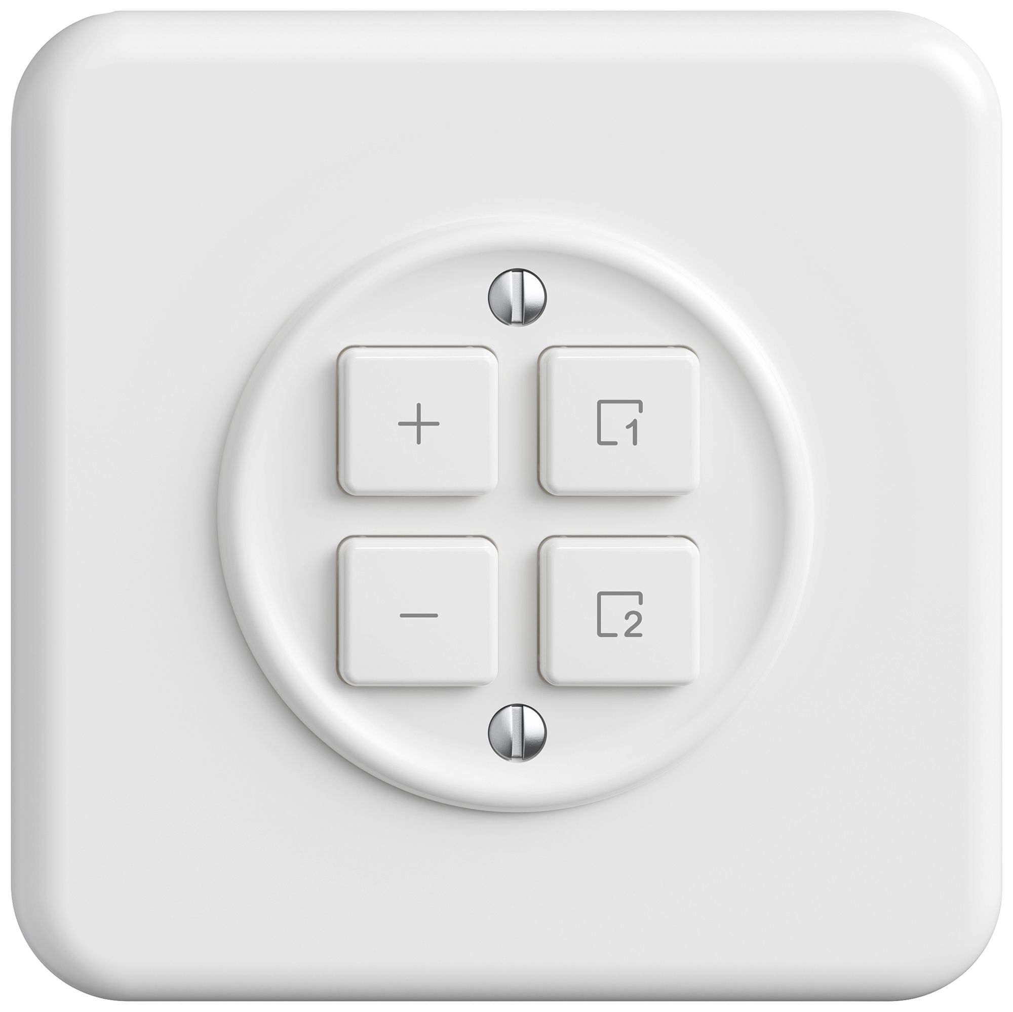 UP-Dimmer Uni-LED STANDARDdue Wiser SNAPFIX® 1 Szene 4 Tasten ws