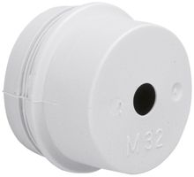 Kabeleinführungstülle Hager 1 Kabel M32 Kunststoff grau