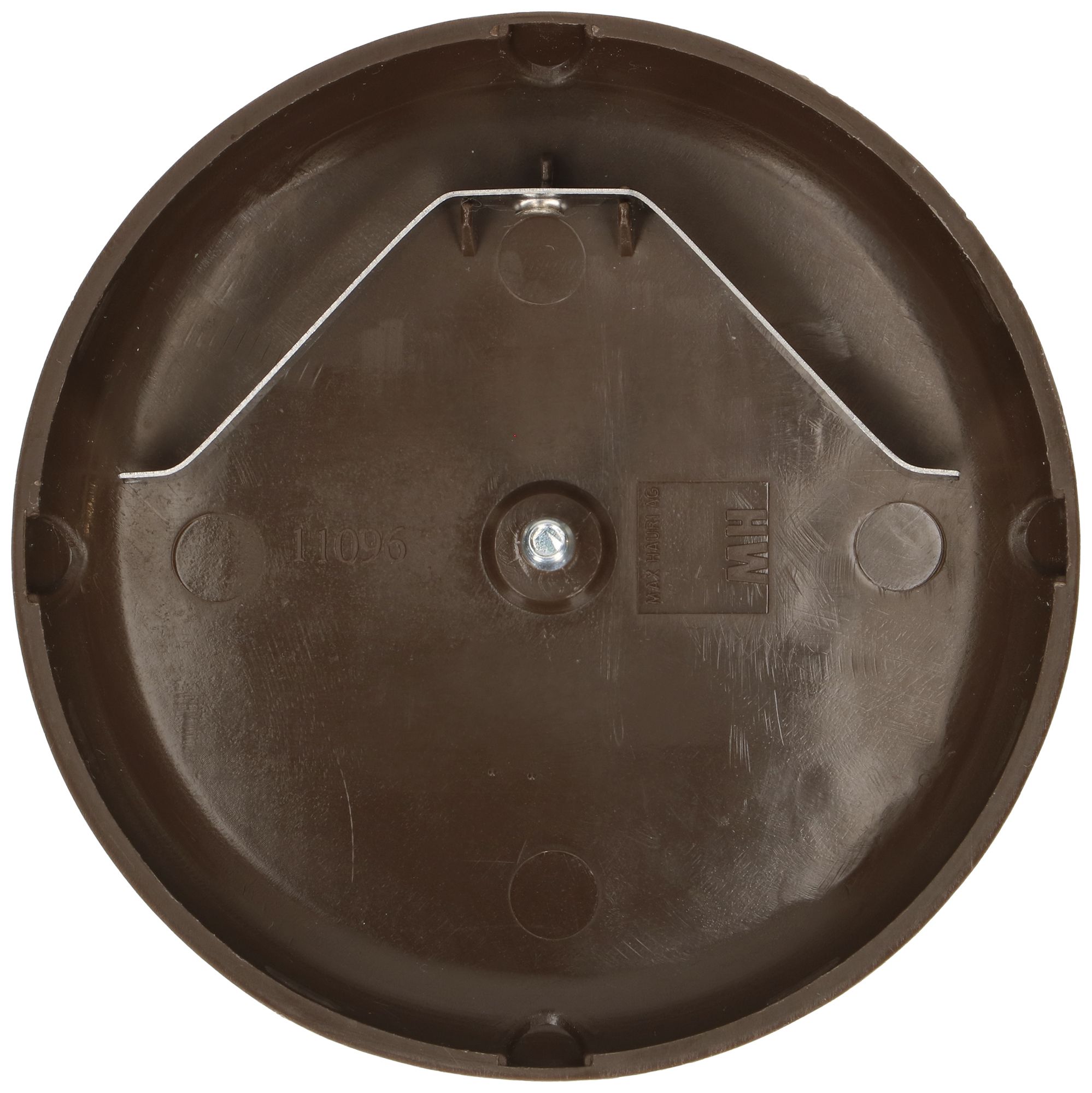 Deckenrosette MH Federbügel Ø95×13mm braun