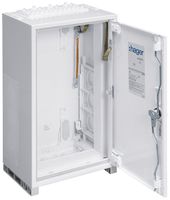 Wandschrank Hager Univers 108 Module 3 Reihen 36TE SK I IP54 weiss