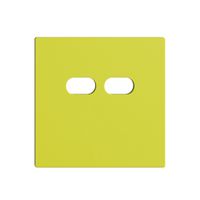 Kit di montaggio Feller EDIZIOdue per presa USB 18W 2×tipo C lemon