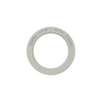 Kennscheibe NEVO, f.Drehschalter, Aperto-> <-Chiuso, lichtgrau