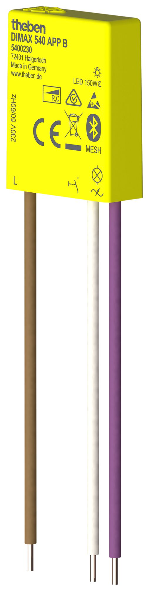 UP-Dimmer Theben DIMAX 230V 26×27×10mm