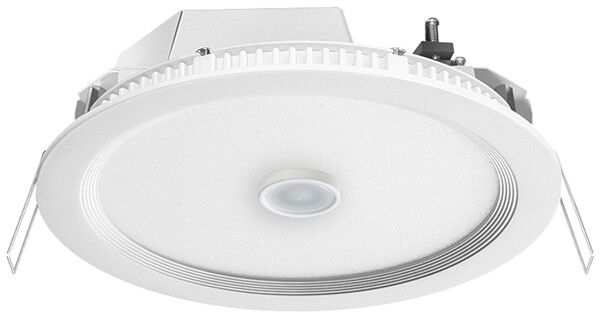 Downlight LED ESYLUX ELSA-2 PD DALI, Ø240 18W 4000K 1750lm, blanc