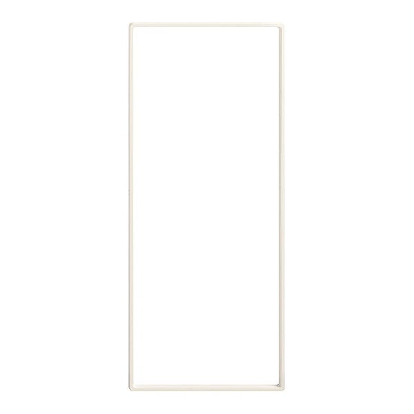 Cadre complémentaire EDIZIOdue prestige 3×1 blanc