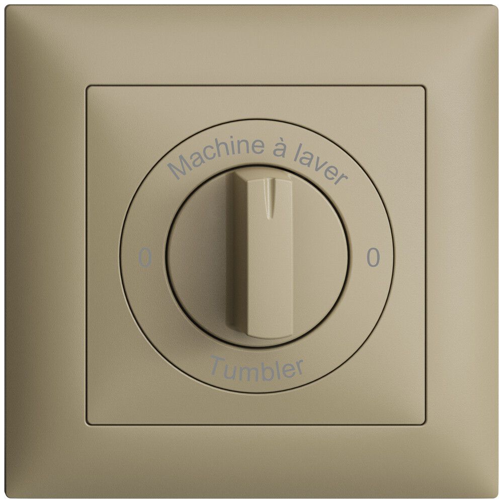 Kit front. Machine à laver-0-Tumbler EDIZIOdue 88×88mm sand