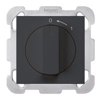 Contatto rotativo INC 0<1/1L nero kallysto con manopola