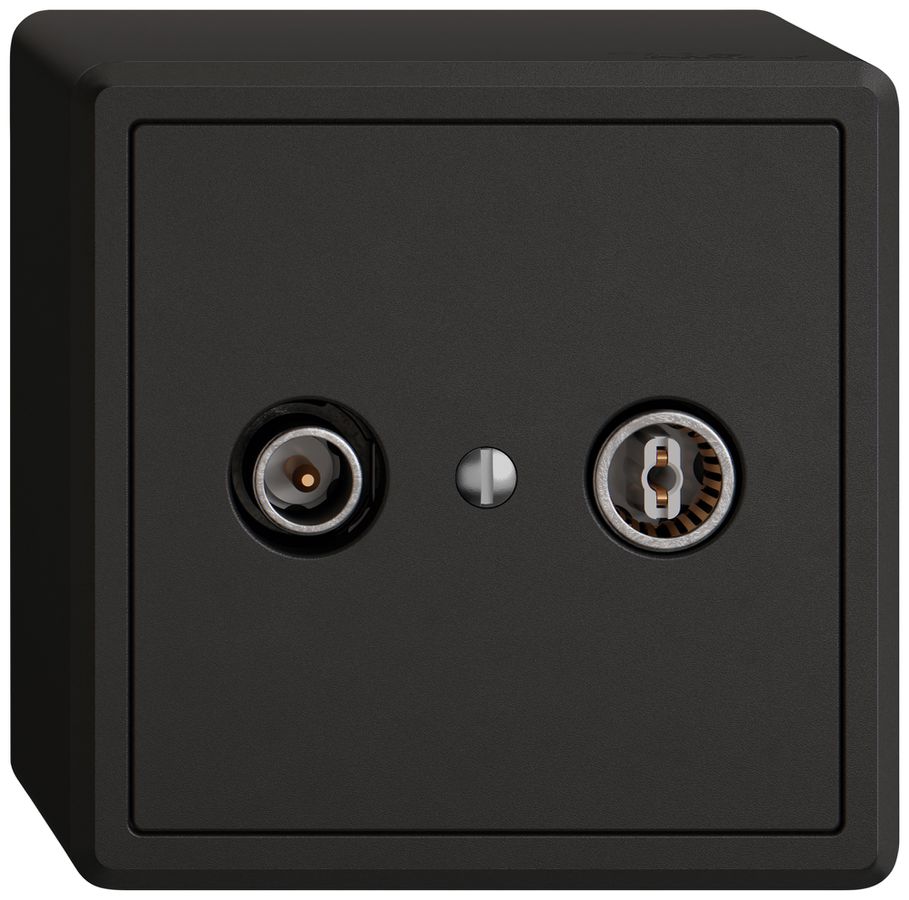 Prise antenne AP TV-R EDIZIO.liv SNAPFIX® prise de passage 11dB no