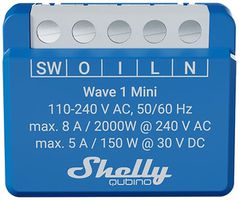 EB-RF-Schaltaktor Shelly Wave 1 Mini Z-Wave 1-Kan 110…240V