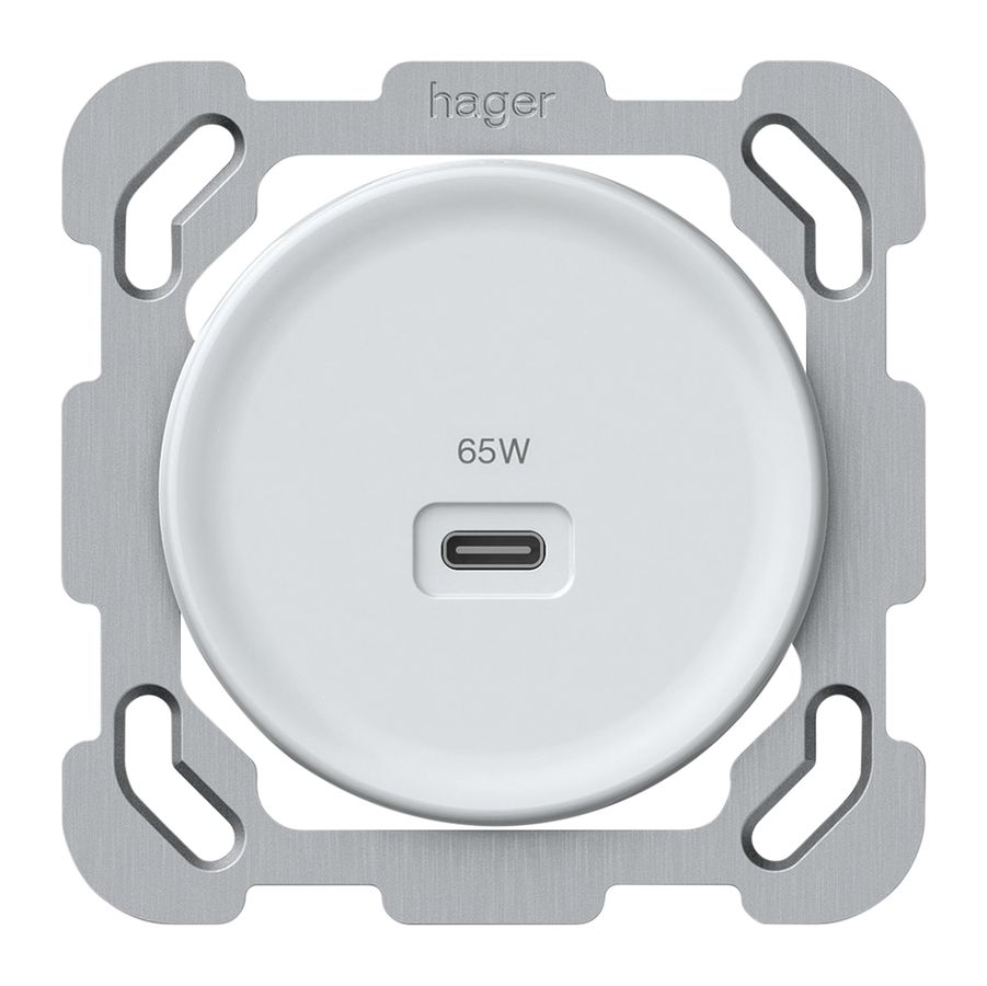 UP-USB-Ladesteckdose origin 1×USB-C 3250mA 20V weiss