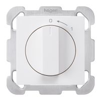 Contatto rotativo INC 0<1/1L bianco kallysto con manopola