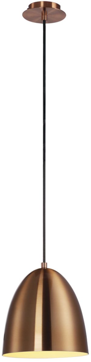 Lampada a sospensione SLV PARA CONE 20 E27 60W tonda IP20 rame/spazzolato