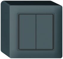Poussoir KNX AP KAL 2×touches 4×points actionnables LED anthracite