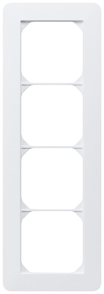 UP-Abdeckrahmen kallysto.trend 4×1 weiss 94×274mm