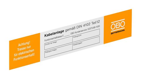 Kennzeichnungsschilder