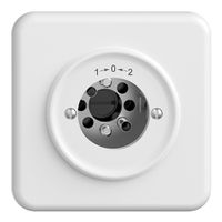 UP-Schwenktaster 1->0<-2 STANDARDdue weiss für Schloss, ohne Zylind