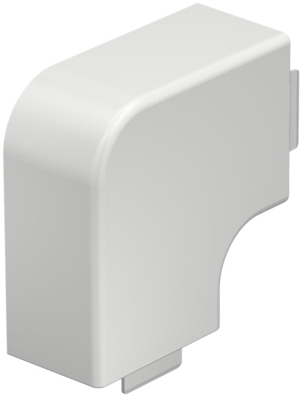 Angle plat Bettermann pour canal d'installation WDKH sans halog. 40×60 blanc pur