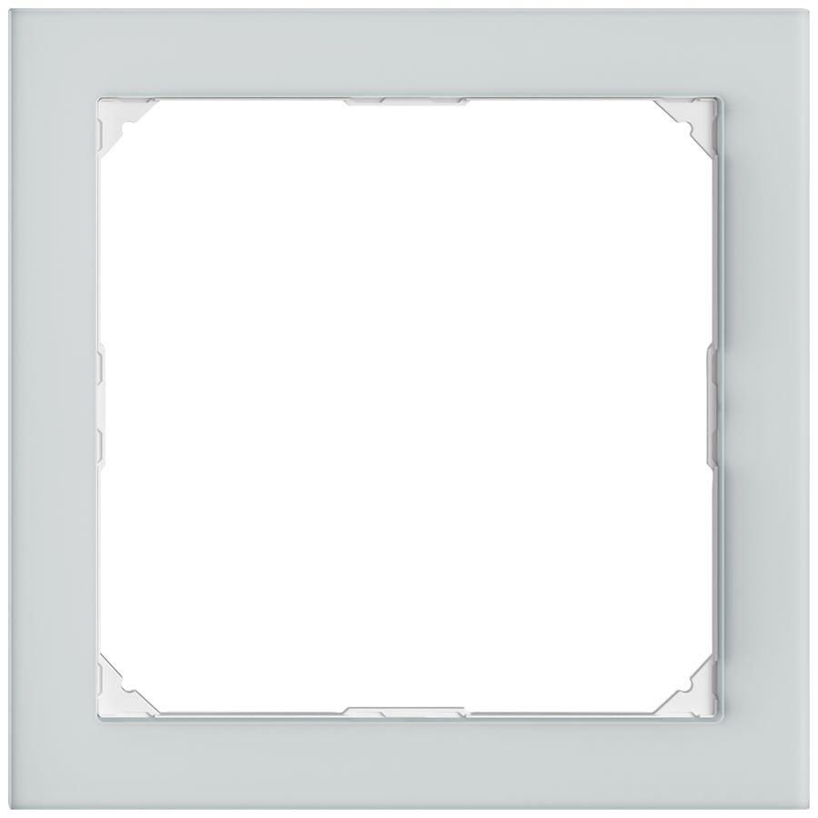 UP-Abdeckrahmen EDIZIO.liv prestige SNAPFIX® f.Video 3.5" 154×154mm spiegel