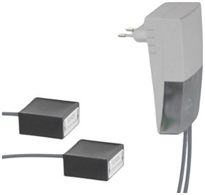 Détecteur d'eau à prise HY-Alarm, 2 capteurs de sol, câble 2m, 230VAC