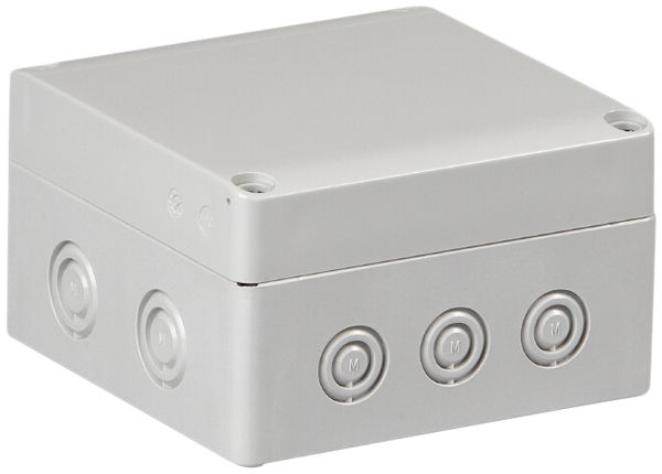 Apparategehäuse RW CUBO S 125×125×75mm SPCM grau