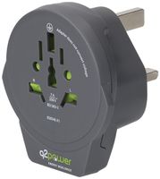 Übergangsstecker MH q2power WORLD to UK 1×USB
