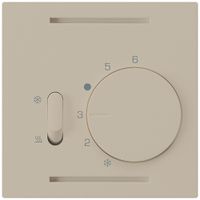 Thermostat Hager kallysto A, mit Schalter Heizen/Kühlen, beige