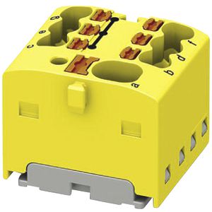 Verteilerblock PX PTFIX 4/6X1.5-G YE