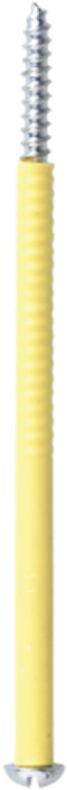 Vis en acier tête ronde AGRO 4×80mm zingué-passivé/isolé