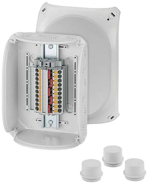 AP-Abzweigdose Hensel DK 1610 P Push-In 20×0.5…10mm² grau