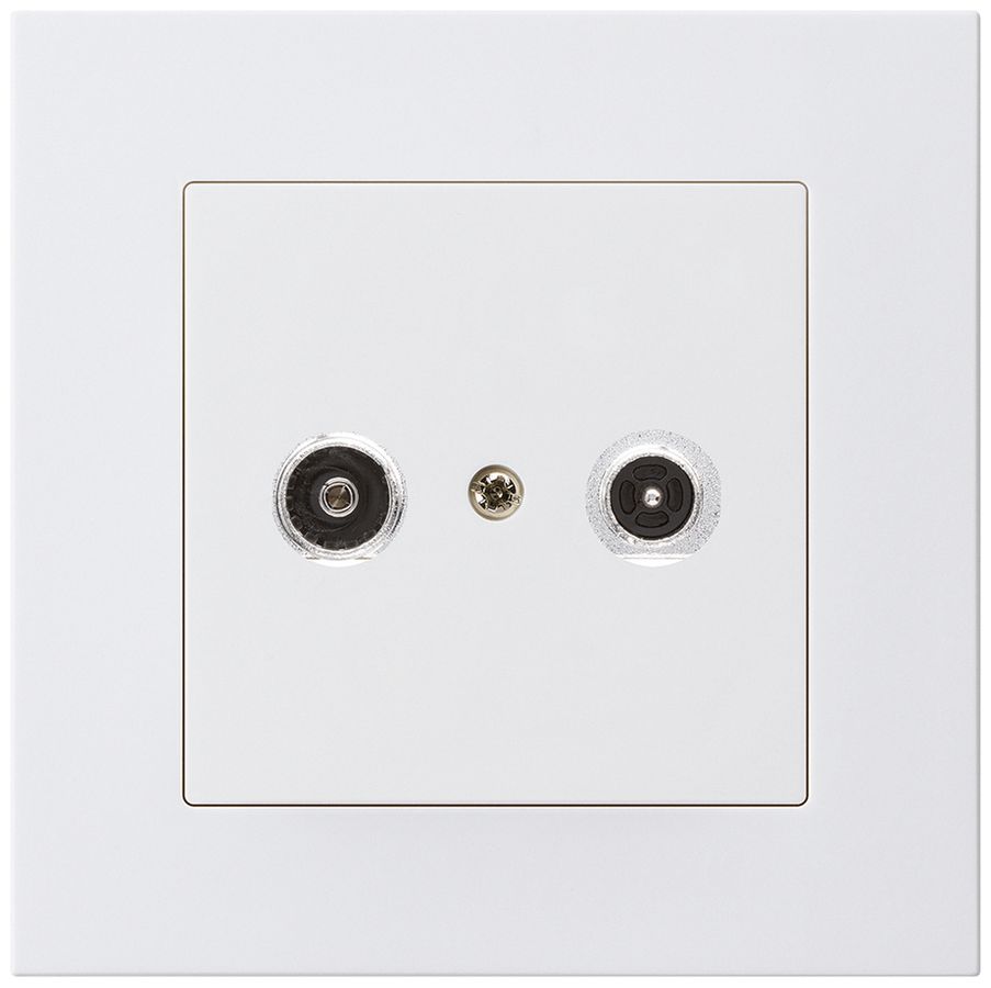 UP-Antennendose kallysto.pro R/TV 14dB 2GHz weiss