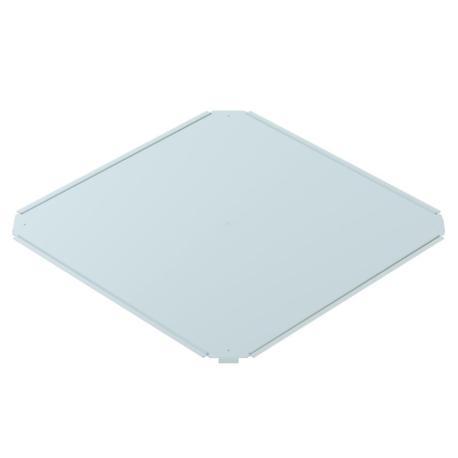 Coperchio BET RKD p.pezzo a croce 600mm acciaio zincato a nastro zinco-alluminio