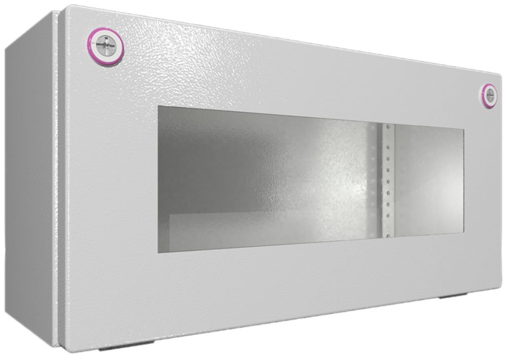 Kleingehäuse Rittal KX Bus, mit Sichtscheibe, IP65, 400×200×155mm, Stahlblech