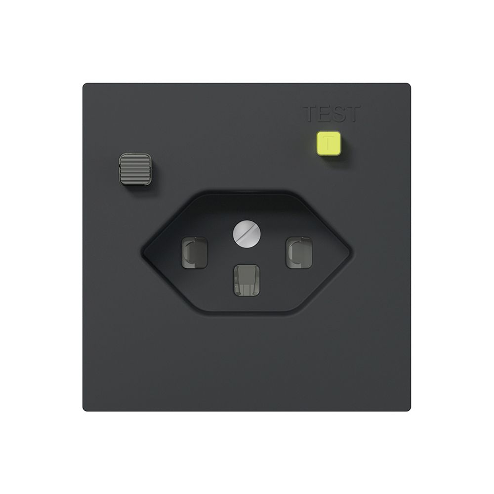 UP-FI-Steckdose SIDUS E T23 30mA, shutter, anthrazit