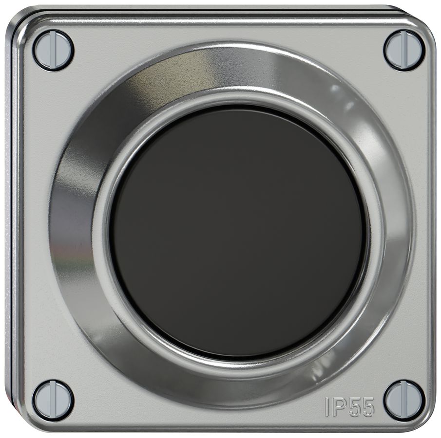 Interruttore a pulsante INC ELEMENT SNAPFIX® sch6/1L 16A 250V all