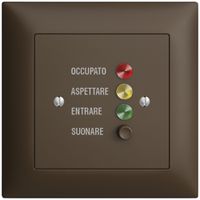 UP-Türstation für Rufleuchte I, EDIZIOdue coffee