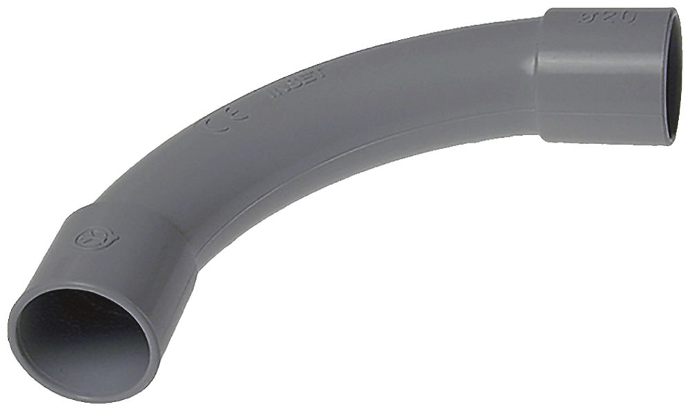 Coude à ficher pour TIT M25 gris clair