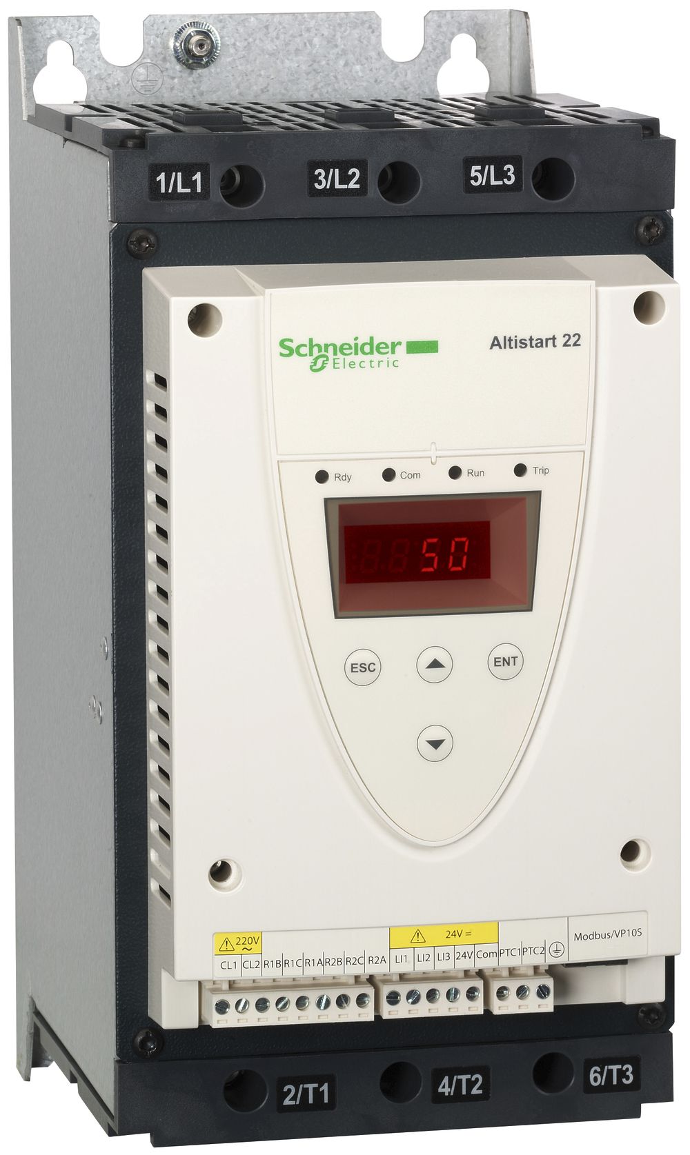 Softstarter Schneider Electric 230…440V, 88A 45kW, ATS22D88Q