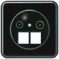 Presa d'antenna INC TV-R-Dati basico HMS C 2GHz 10.5db nero