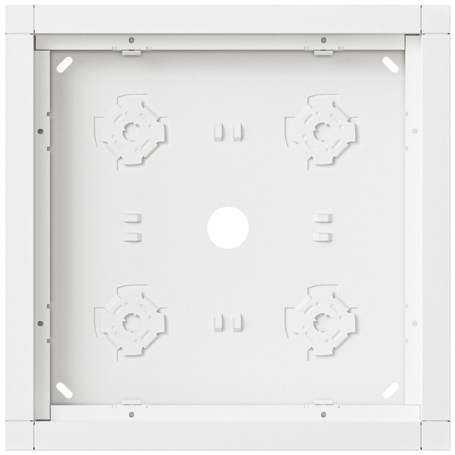 Boîtier AP Siedle 4× 232×232×36.5mm blanc