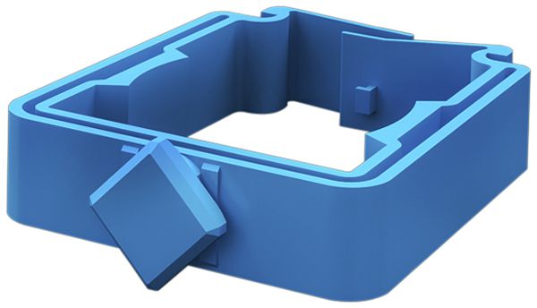 Étrier guide-câbles Rittal SV 9666.670 35mm matière synthétique bleu 10pcs